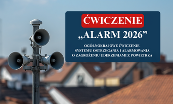 Zdjęcie do Ogłoszenie o planowanym treningu systemu ostrzegania...