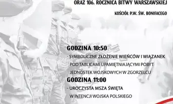 Święto Wojska Polskiego. Rocznica Bitwy Warszawskiej