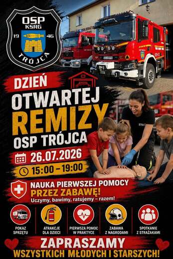 Dzień otwartej remizy w Tr&oacute;jcy