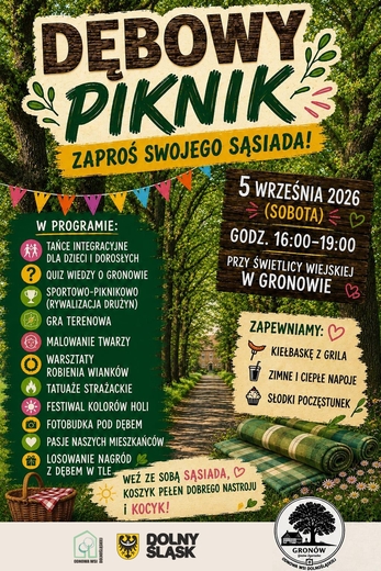 Dębowy Piknik w Gronowie