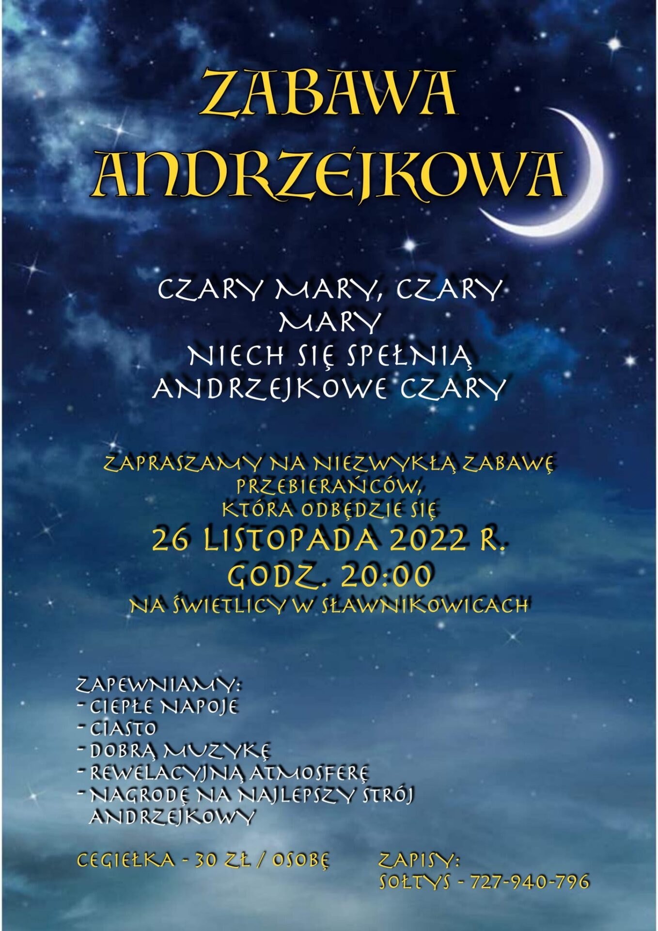 Zabawa Andrzejowa w Sławnikowicach
