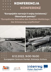 Konferencja „Europejskie narracje II wojny światowej / Obowiązek pamięci”