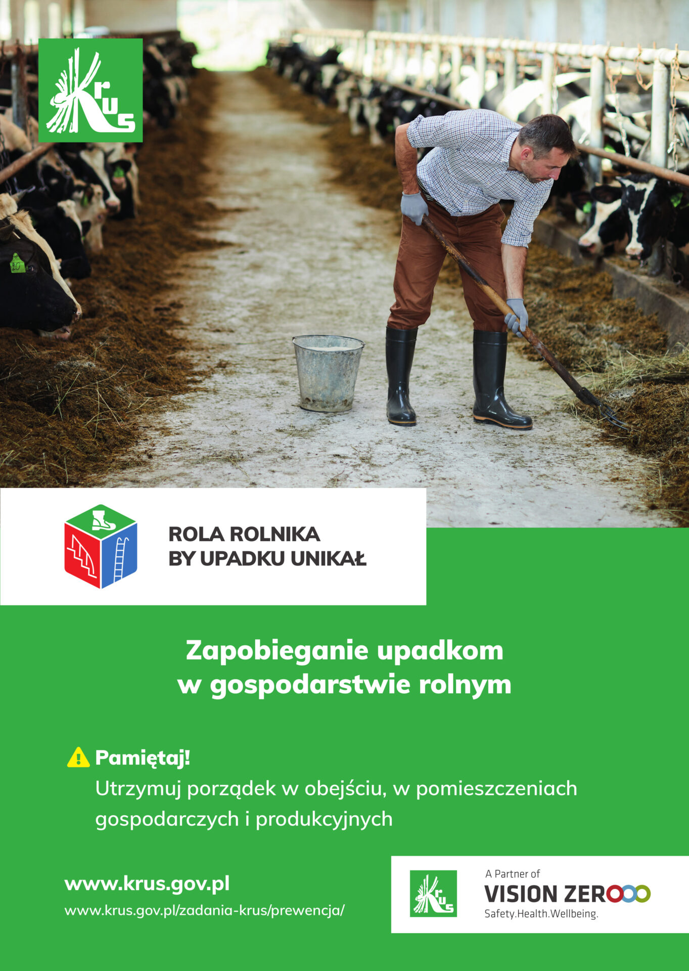 Akcja prewencyjna KRUS – „Rola rolnika by upadku unikał”